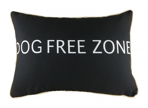 подушка с надписью dog free zone в Нижневартовске