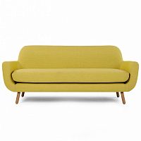 диван jonah трехместный прямой желтый в Нижневартовске