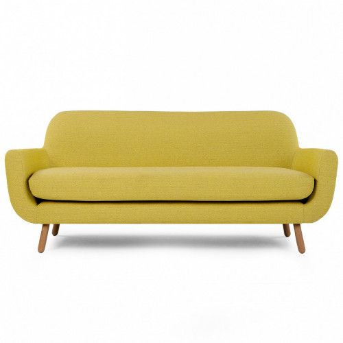 диван jonah трехместный прямой желтый в Нижневартовске