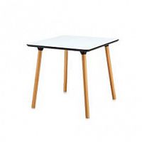 стол обеденный copine квадратный 80х80 натуральное дерево в Нижневартовске