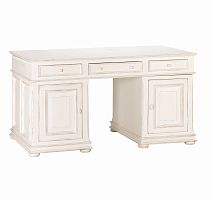 стол компьютерный нордик с состариванием, белый в Нижневартовске