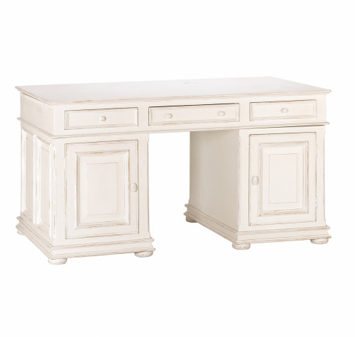 стол компьютерный нордик с состариванием, белый в Нижневартовске