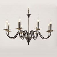 подвесная люстра lucia tucci messina 1890.8 glossy black в Нижневартовске