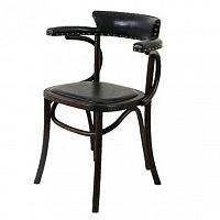 кресло bent leather черное в Нижневартовске