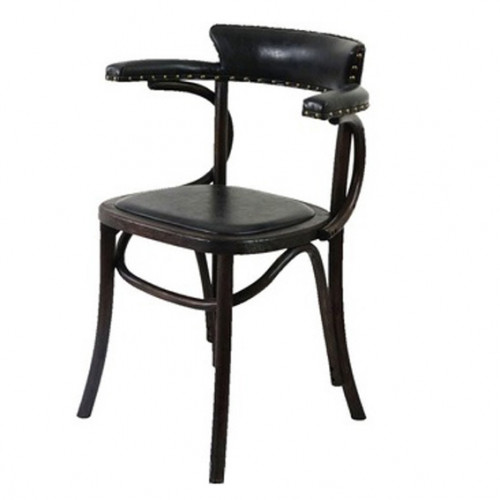 кресло bent leather черное в Нижневартовске