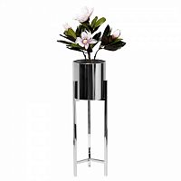 подставка под цветы 20*20*71см цвет хром в Нижневартовске