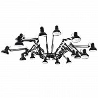 подвесная люстра kink light морено 07558-16 черная в Нижневартовске