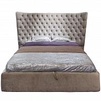 кровать большая 200х200 chelsea бежевая в Нижневартовске