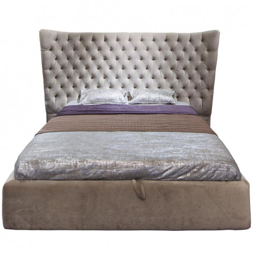 кровать большая 200х200 chelsea бежевая в Нижневартовске