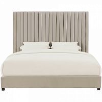 кровать двуспальная 180х200 бежево-розовая mora в Нижневартовске