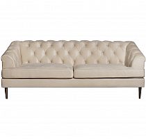 диван ivo трехместный велюр прямой бежевый в Нижневартовске