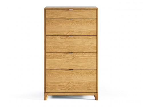 высокий комод case натуральный дуб фасады шпон в Нижневартовске