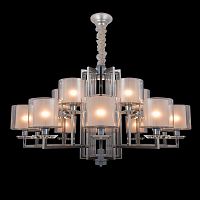 подвесная люстра newport 4410+5/c белая в Нижневартовске