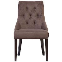 стул hugh коричневый бархат в Нижневартовске