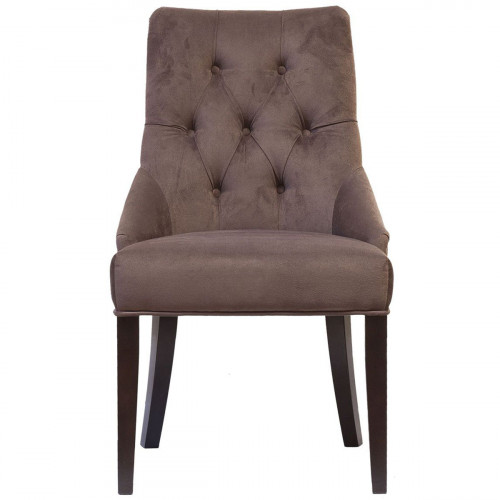 стул hugh коричневый бархат в Нижневартовске