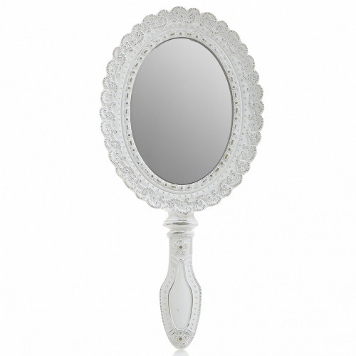 зеркало с ручкой белое овальное ariel в Нижневартовске