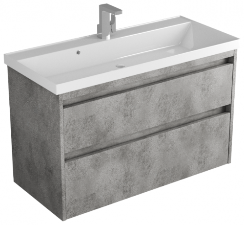 тумба muskat 100 темный камень под ум-к classic 100 в Нижневартовске