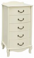 комод мебелик джульетта узкий 5 ящиков в Нижневартовске