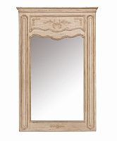 зеркало классическое прямоугольное бежевое с декором поместье в Нижневартовске