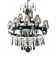 люстра 6886/12+6 v2515 от mm lampadari черная/серая в Нижневартовске