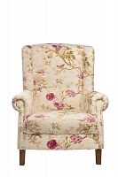 кресло shannon белое с принтом сиреневые цветы в Нижневартовске