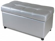 пуф шарм-дизайн рондо 70 серебро в Нижневартовске