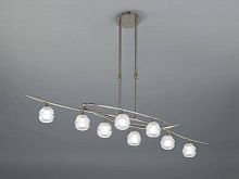 подвесная люстра mantra loop satin nickel 1810 в Нижневартовске