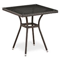 стол из искуственного ротанга 70x70 brown в Нижневартовске