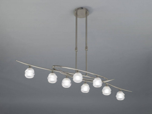 подвесная люстра mantra loop satin nickel 1810 в Нижневартовске