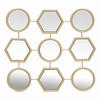 зеркало золотое настенное nine, 9 секций в Нижневартовске