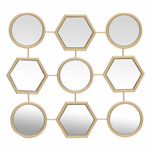 зеркало золотое настенное nine, 9 секций в Нижневартовске