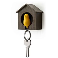 держатель+брелок для ключей sparrow коричневый-желтый в Нижневартовске