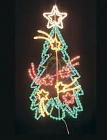 фигура праздничная ель с кометами 100x77 см в Нижневартовске