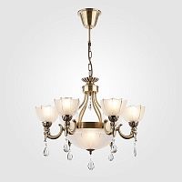 подвесная люстра eurosvet 29363/6+2 античная бронза в Нижневартовске