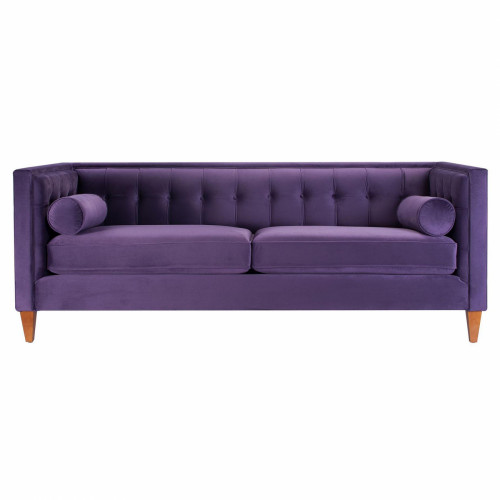 диван jack трехместный прямой пурпурный в Нижневартовске