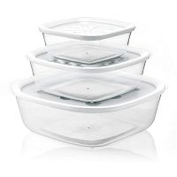 набор из 3-х контейнеров forme casa белый в Нижневартовске