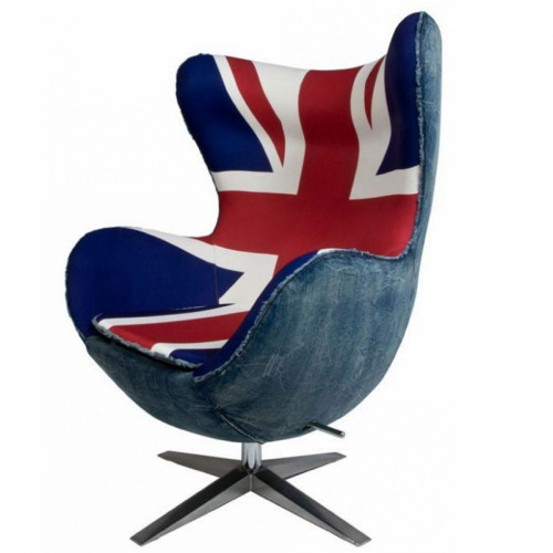 кресло egg синее в Нижневартовске