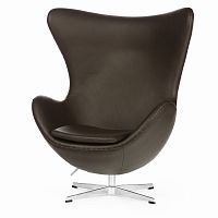 кресло egg темно-коричневое в Нижневартовске