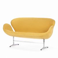 диван swan прямой желтый в Нижневартовске