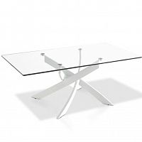 столик журнальный стеклянный прямоугольный f1143-blanco белые ножки от angel cerda в Нижневартовске