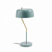 настольная лампа versa металлическая голубая от la forma (ex julia grup) в Нижневартовске