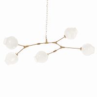 подвесной светильник branching bubbles summer 5 ламп высота 90 белый в Нижневартовске