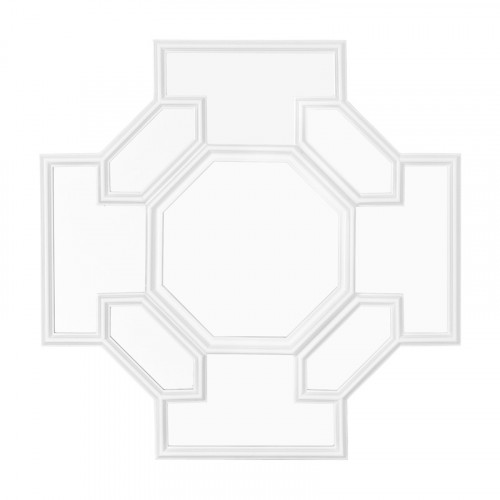 зеркало круглое в белой раме borromeo от eichholtz в Нижневартовске