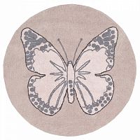 ковер бабочка винтажный розовый в Нижневартовске