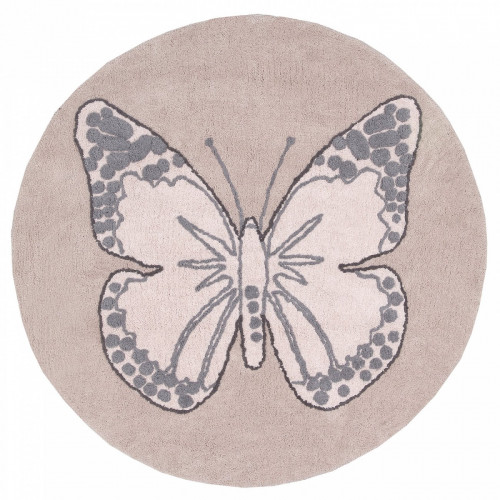 ковер бабочка винтажный розовый в Нижневартовске