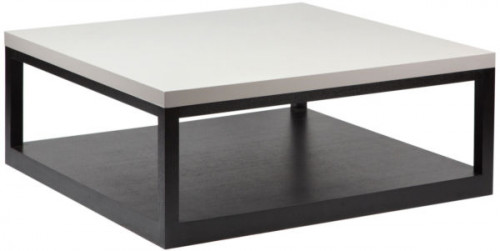 стол журнальный otis 40 см белый, черный в Нижневартовске