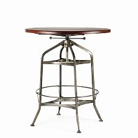 барный стол toledo тёмно-коричневый диаметр 80 в Нижневартовске