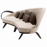 диван apriori полукруглый бежевый с венге в Нижневартовске