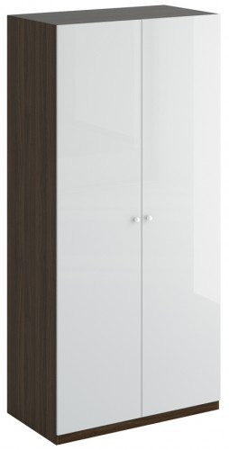 шкаф uno с 5 полками коричневый с белым в Нижневартовске