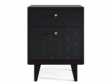 прикроватная тумба thimon м2 с 2 ящиками чёрная в Нижневартовске
